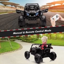 Ride On UTV Car, 24V Battery Powerd Electric Off-Road UTV Car, Remote Control, Music, LED Lights, Ride On Car For Boys Girls