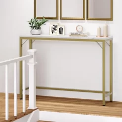 9.1" Narrow Console Table, Behind Couch Table For Living Room -Garvee GUEST 54ae376b d94e 4dd5 99d7 1184e5aba121