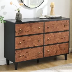 Modern Chest Of Drawers With Natural Texture, Curved Profile Design, Dresser TV Stand, Wood Drawer Organizer For Bedroom, Living Room, Natural Oak 20 Modern Chest Of Drawers With Natural Texture, Curved Profile Design, Dresser TV Stand, Wood Drawer Organizer For Bedroom, Living Room, Natural Oak -Garvee GUEST 552e94b4 6f17 4abb b7da 77c20cdd388c