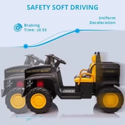 Garvee Kids Ride On Truck Car, 24V Powered Electric Vehicle Truck For Kids With Remote Control, Led Light, Music, Horn, High Low Speed -Garvee GUEST 5560b3da 2924 4587 9c72 4e75c9cf738b