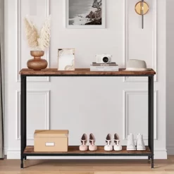 Narrow Entryway Table, Console Table With Storage Shelves, Thin Behind Couch Table, Skinny Sofa Table, Gray Entry Tabley 13 Narrow Entryway Table, Console Table With Storage Shelves, Thin Behind Couch Table, Skinny Sofa Table, Gray Entry Tabley -Garvee GUEST 5652a5bc 2cde 4956 9139 c0f8bd42a1a7