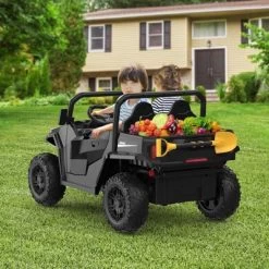 24V Ride-On Dump Truck For Big Kids – 4x4 Electric Car With Remote Control, Interactive Shovel, Bluetooth Speaker & Music -Garvee GUEST 56807b73 448b 471b aaf7 d17f8306b0e2