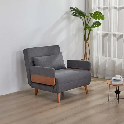 Modern Foldable Sofa Bed – Converts In 10 Sec, 6 Level Adjustable Backrest, Breathable Linen Fabric 8 Modern Foldable Sofa Bed – Converts In 10 Sec, 6 Level Adjustable Backrest, Breathable Linen Fabric - Image 6