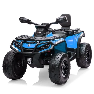 24V Kids Ride On Car, 2 Seater Licensed Can-Am Electric ATV Car For Kids, 4 Wheeler 4WD Ride On Electric Toy Car, Led, 3 Speeds 9 24V Kids Ride On Car, 2 Seater Licensed Can-Am Electric ATV Car For Kids, 4 Wheeler 4WD Ride On Electric Toy Car, Led, 3 Speeds - Image 7