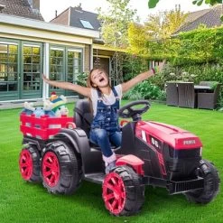 Garvee 12V Kids Ride On Tractor Toys With Trailer,Electric Vehicles Toy Tractor With Remote Control 22 Garvee 12V Kids Ride On Tractor Toys With Trailer,Electric Vehicles Toy Tractor With Remote Control -Garvee GUEST 5a2d9ff6 ad05 48b7 8eae 6aea08163802