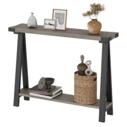 Whizmax Farmhouse Console Table, 43.3" Entryway Table With Storage For Living Room, Hallway, Entryway -Garvee GUEST 5d2355d3 0791 4d9e a437 d34858cf0f17