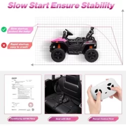 Garvee 12V Kids Ride-On Truck Car With Remote Control LED Lights Music And Spring Suspension -Garvee GUEST 5d833c40 bbce 4d55 9cef 9671c2b9a489