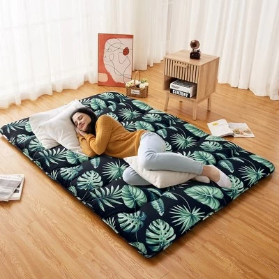Japanese Style Floral Floor Mattress For Adults Kids Foldable & Portable Floor Mat Sleeping Pad For Dorm Camping 7 Japanese Style Floral Floor Mattress For Adults Kids Foldable & Portable Floor Mat Sleeping Pad For Dorm Camping - Image 5
