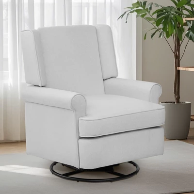 Swivel Glider Rocking Recliner, Nursery Glider Chair, Soothing Rocking Motion, Nursery Breastfeeding Maternity Chair For Living Room, Office 10 Swivel Glider Rocking Recliner, Nursery Glider Chair, Soothing Rocking Motion, Nursery Breastfeeding Maternity Chair For Living Room, Office - Image 8