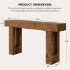 63" Console Table, Farmhouse Narrow Entryway Table , Long Sofa Table, Console Tables For Entryway -Garvee GUEST 5ed434e2 8c2a 4d00 b6af 95f81a7b1b60