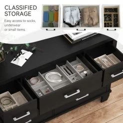 Whizmax Dresser For Bedroom With 7 Drawers, Modern Chest Of Drawers Closet With Metal Handle, Wooden Dresser Organizer, For Bedroom, Living Room 15 Whizmax Dresser For Bedroom With 7 Drawers, Modern Chest Of Drawers Closet With Metal Handle, Wooden Dresser Organizer, For Bedroom, Living Room -Garvee GUEST 5ffc591c feeb 419c 916d 7e223dcef9c7