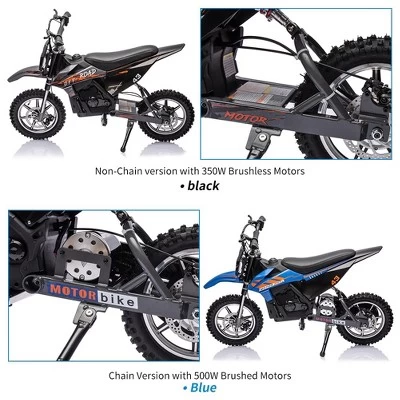 Kids Ride On Dirt Bike,15.5MPH Electric Battery-Powered Off-Road Motorcycle Max Load 175 Lbs,Led Light,Leather Seat 4 Kids Ride On Dirt Bike,15.5MPH Electric Battery-Powered Off-Road Motorcycle Max Load 175 Lbs,Led Light,Leather Seat - Image 2