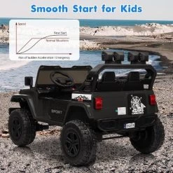 24V Power Wheel 2 Seater Kids Ride On Car,Parent Remote Control,4WD 800W Motor,3 Adjustable Speeds For Ages 3+ -Garvee GUEST 627d7fd5 4a10 4a55 8139 fff5dba62b13