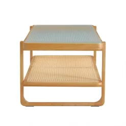 Modern Rattan Coffee Table,Rectangular Center Table With Tempered Glass Tabletop,2 Tier Wood Tea Table For Living Room Office Bedroom 17 Modern Rattan Coffee Table,Rectangular Center Table With Tempered Glass Tabletop,2 Tier Wood Tea Table For Living Room Office Bedroom -Garvee GUEST 639918e2 4647 4a47 b4f9 caef9742d0bc