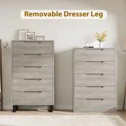 Freestanding Elegant Tall Storage Dressers With 5 Ample Drawer Space 13 Freestanding Elegant Tall Storage Dressers With 5 Ample Drawer Space -Garvee GUEST 648c6c7b 1bd9 4ba5 8f12 95641c9b2ccb