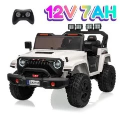24V Powered Wheels 2-Seater Kids Ride-On Car With Remote Control, Ride On Off-road Car Toy With Adjustable Speeds, Musics, Easy Assembly -Garvee GUEST 64dc3858 314a 459c b0d7 9850d81ca458