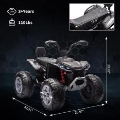 24V 2 Seater Electric ATV, Electric Car For Kids, Four-Wheeled Dirt Quad Car With Powerful Motor 17 24V 2 Seater Electric ATV, Electric Car For Kids, Four-Wheeled Dirt Quad Car With Powerful Motor -Garvee GUEST 6559d8b5 0c1e 4d9b b88b f3ba3e68de28