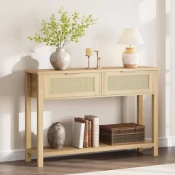Entryway Table With 2 Drawers, Console Table For Entryway -Garvee GUEST 65917e24 0dd5 42c2 b718 b2a1f9740dfe