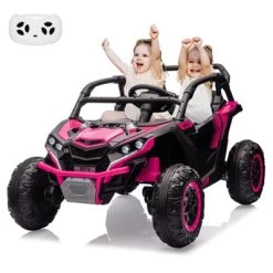 Ride On Car For Kids, 24V 2 Seater Powered Electric Off-Road UTV Toy,4WD Electric Vehicle With Remote Control,LED3 Speeds,Horn, Music 21 Ride On Car For Kids, 24V 2 Seater Powered Electric Off-Road UTV Toy,4WD Electric Vehicle With Remote Control,LED3 Speeds,Horn, Music -Garvee GUEST 66104418 0860 464b a7e4 95fcb4af6d83
