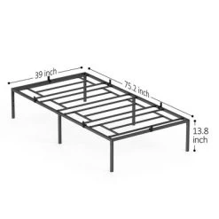 Whizmax 14 Inch Bed Frames No Box Spring Needed, Black Metal Bed Frame, Platform Bed Frame, Noise Free, Easy Assembly -Garvee GUEST 66949349 0bdb 4439 977e 80207a24e9bf