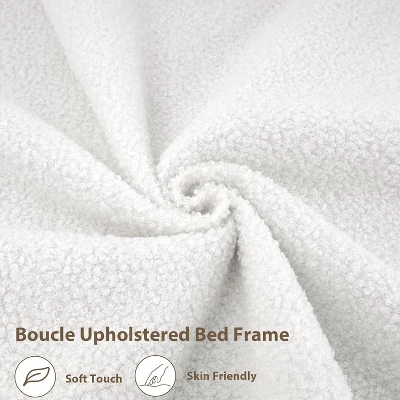 Upholstered Bed Frame With 2-Tier Storage Headboard, LED Platform Bed With Charging Station And Drawer For Kids/Girls/Boys 10 Upholstered Bed Frame With 2-Tier Storage Headboard, LED Platform Bed With Charging Station And Drawer For Kids/Girls/Boys - Image 8