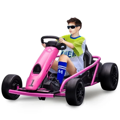 Kids Ride On Go Kart, 24V 300W*2 Motors, 9Ah Battery, Electric Vehicle Car Drifting With Music, Horn, Outdoor Ride On Toy For Teens 12 Kids Ride On Go Kart, 24V 300W*2 Motors, 9Ah Battery, Electric Vehicle Car Drifting With Music, Horn, Outdoor Ride On Toy For Teens - Image 10