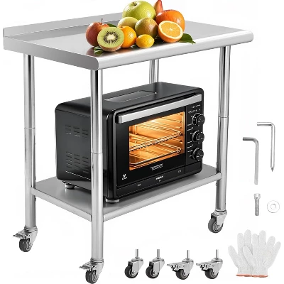 Heavy Duty Stainless Steel Work Table, Adjustable Height Utility Table For Home, Garage, And Restaurant Use 13 Heavy Duty Stainless Steel Work Table, Adjustable Height Utility Table For Home, Garage, And Restaurant Use - Image 11