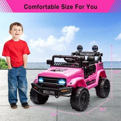 12V Kids Ride On Truck Car With Remote Control - Electric Ride On Toys For Toddlers 7 12V Kids Ride On Truck Car With Remote Control - Electric Ride On Toys For Toddlers - Image 5