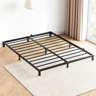 Metal Bed Frame Heavy Duty Platform Base With Noise-Free Grid Support No Box Spring Needed, Tool Free Assembly & Underbed Storage Space 11 Metal Bed Frame Heavy Duty Platform Base With Noise-Free Grid Support No Box Spring Needed, Tool Free Assembly & Underbed Storage Space - Image 9