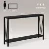 43" Console Table, 2-Tier Industrial Narrow Entryway Table , Sofa Table, Console Tables For Entryway -Garvee GUEST 67da03a0 e997 461a a3a9 82ad9331234a