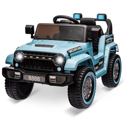 12V Kids Ride-On Truck Car With Remote Control, Spring Suspension, LED Lights, Music & MP3 Player 11 12V Kids Ride-On Truck Car With Remote Control, Spring Suspension, LED Lights, Music & MP3 Player - Image 9