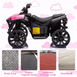 6V Kids Ride-on Toy, 4-Wheeler ATV Play Car With 1.86mph Max Speed -Garvee GUEST 68461c66 4dbd 4164 958a 347bf666fe33