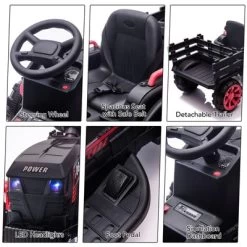 Garvee 12V Kids Ride On Tractor Toys With Trailer,Electric Vehicles Toy Tractor With Remote Control 15 Garvee 12V Kids Ride On Tractor Toys With Trailer,Electric Vehicles Toy Tractor With Remote Control -Garvee GUEST 68f9a1a2 6e56 4962 820a 449ee778f342