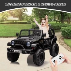 Kids Ride On Truck, 24V 2 Seater, Electric Vehicle For Toddlers, Switchable 2WD/4WD Ride On Car Toy, With RC, Trunk Storage -Garvee GUEST 698e871a 875c 4897 8d80 8c9b30bd0b7f