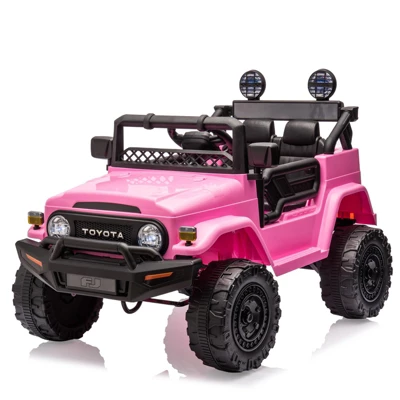 Electric Car, Licensed Toyota 12V Ride-On Car, For Kids With RC, Music, LED Lights, Double Doors, Safety Belt 11 Electric Car, Licensed Toyota 12V Ride-On Car, For Kids With RC, Music, LED Lights, Double Doors, Safety Belt - Image 9