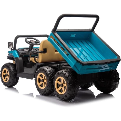 24V 2-Seater Ride On Dump Truck For Kids,4WD Electric UTV,with 6 Wheels,Remote Controlfor Kids Aged 3-5 Years 7 24V 2-Seater Ride On Dump Truck For Kids,4WD Electric UTV,with 6 Wheels,Remote Controlfor Kids Aged 3-5 Years - Image 5