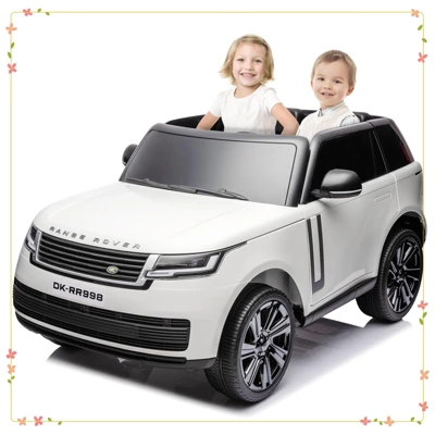 24V Licensed Land Rover Ride On Car, 2-Seater Electric Car W/Parent Remote Control 11 24V Licensed Land Rover Ride On Car, 2-Seater Electric Car W/Parent Remote Control - Image 9