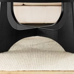 36'' Round Coffee Table, Wooden Coffee Table With Cross Legs, Center Sofa Table, Cocktail Table For Small Spaces, Accent Table For Living Room Office -Garvee GUEST 6ce96294 848d 479f b6b0 31345d216f10