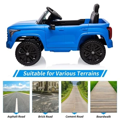 Ride On Car For Kids, Licensed Toyota Ride On Truck, Battery Powered Electric Car With Remote Control, MP3, LED Lights, For 3+ 8 Ride On Car For Kids, Licensed Toyota Ride On Truck, Battery Powered Electric Car With Remote Control, MP3, LED Lights, For 3+ - Image 6
