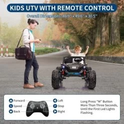 24V 2 Seater UTV Ride On Toys For Kids 3-8, Remote Control Car With 17" Large Tires -Garvee GUEST 6ecb2505 c7cd 435d 969a 963ed7af153d
