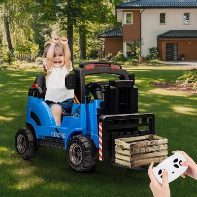 Ride On Forklift Car, 12V Electric Kids Ride On Car With Remote Control, Liftable Fork And Pallet, High/Low Variable Speed 8 Ride On Forklift Car, 12V Electric Kids Ride On Car With Remote Control, Liftable Fork And Pallet, High/Low Variable Speed - Image 6