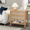 Rattan Night Stand Set Of 2, Boho Nightstand With 2 Drawers And Storage Shelf, Modern Farmhouse Nightstand, Side Tables For Living Room, Bedroom 2 Rattan Night Stand Set Of 2, Boho Nightstand With 2 Drawers And Storage Shelf, Modern Farmhouse Nightstand, Side Tables For Living Room, Bedroom -Garvee GUEST 6fe31e6c 0c02 4458 888f 54b7dc3ca37f