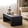 Living Room Wood Table, Versatile Table ,Black Wood Coffee Table,Modern Black Solid Wood Coffee Table -Garvee GUEST 70202440 d4d1 4c9b b46b 7b275a809b6d