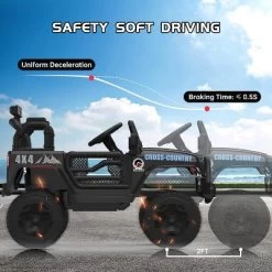 2-Seater Ride On Truck Car, 12V Electric Car For Kids Battery Powered Car W/Parent Remote Control -Garvee GUEST 707151ec 556f 477e 9fb3 ed3673b215c4