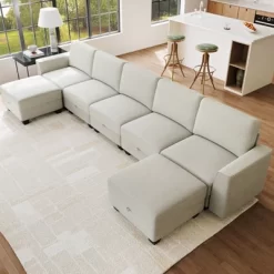 140"Sectional Couch For Living Room, Oversized Modular Sectional Sofa, U Shaped Modular Couch With Storage -Garvee GUEST 71ac4e08 28ee 418e 823b 32d8edf4b65b