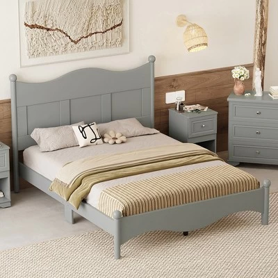 3-Pieces Bedroom Dresser Night Stand Set, 6-Drawer Dresser And 2 Nightstands With Metal Handles, Elegant Design And Retro Style,White 7 3-Pieces Bedroom Dresser Night Stand Set, 6-Drawer Dresser And 2 Nightstands With Metal Handles, Elegant Design And Retro Style,White - Image 5