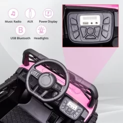 Garvee 12V Kids Ride-On Truck Car With Remote Control LED Lights Music And Spring Suspension -Garvee GUEST 721abaf5 dab3 464d a7d1 b1cf02fd4bdf