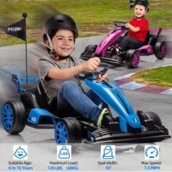 Ride On Go Kart, Kids 24V 7Ah Battery Two 200W Motors, 8MPH Fast Drifting Circling Car, Adjustable Seat Electric Ride Toy, For Kids 16 Ride On Go Kart, Kids 24V 7Ah Battery Two 200W Motors, 8MPH Fast Drifting Circling Car, Adjustable Seat Electric Ride Toy, For Kids -Garvee GUEST 7231042d 1b51 4fcb ab52 56f4d7b82482