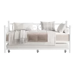 Twin Daybed With Trundle Bed, Heavy Duty Metal Twin Bed Frame With Pull Out Trundle 19 Twin Daybed With Trundle Bed, Heavy Duty Metal Twin Bed Frame With Pull Out Trundle -Garvee GUEST 728e743a b253 4fad a178 b332cfeb329a
