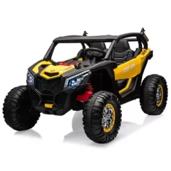 2-Seater 24V Ride-On UTV – Powerful 4WD Electric Car For Kids With Remote Control, Shock Absorbers, Leather Seats, Music & Lights -Garvee GUEST 72c1bb6f c69a 4722 ac43 e3201a612469